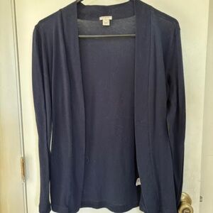 J. Crew Factory Navy Cardigan Small